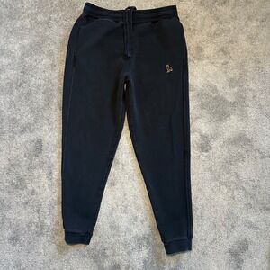 October's Very Own Sweatpants Mens Medium Black OVO Owl Logo Joggers